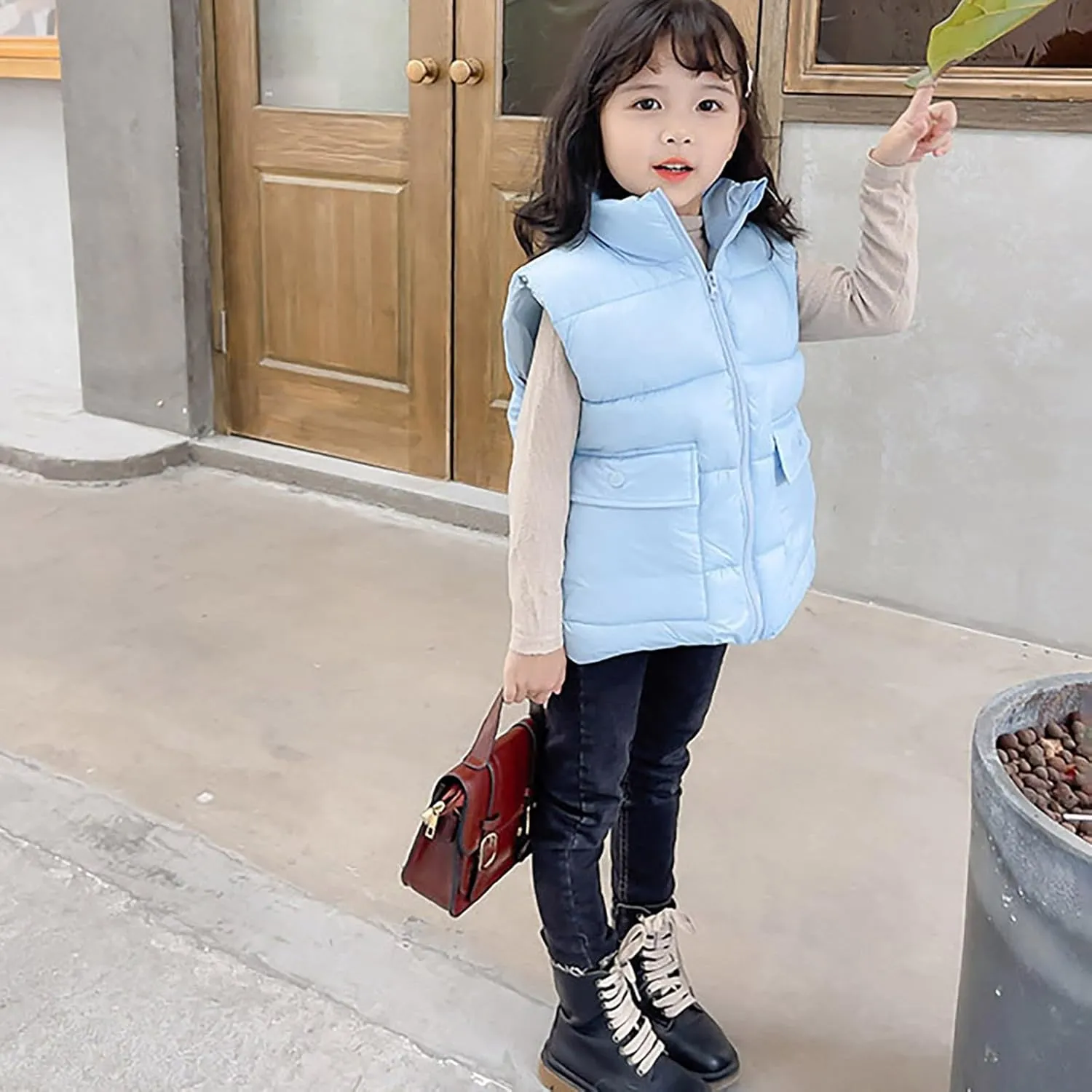 Winter Down Coats for Kids Baby Boys Girls Light Puffer Padded Jacket Toddler Bear Hoods Infant Outerwear