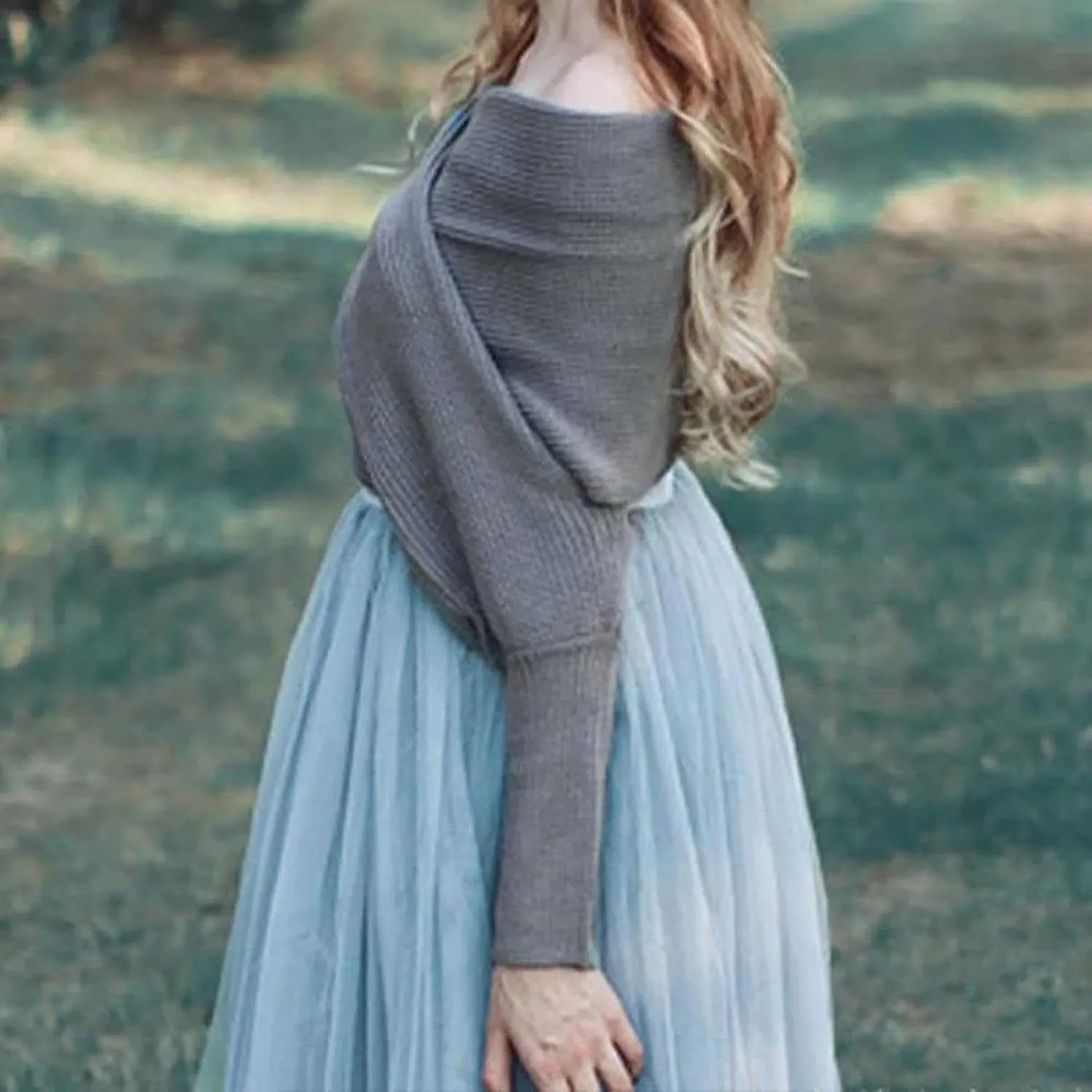 Women Elegant Knitted Shawls and Wraps Open Front Poncho Cape Oversized Cardigan Sweater Scarf Coat Holiday Gifts