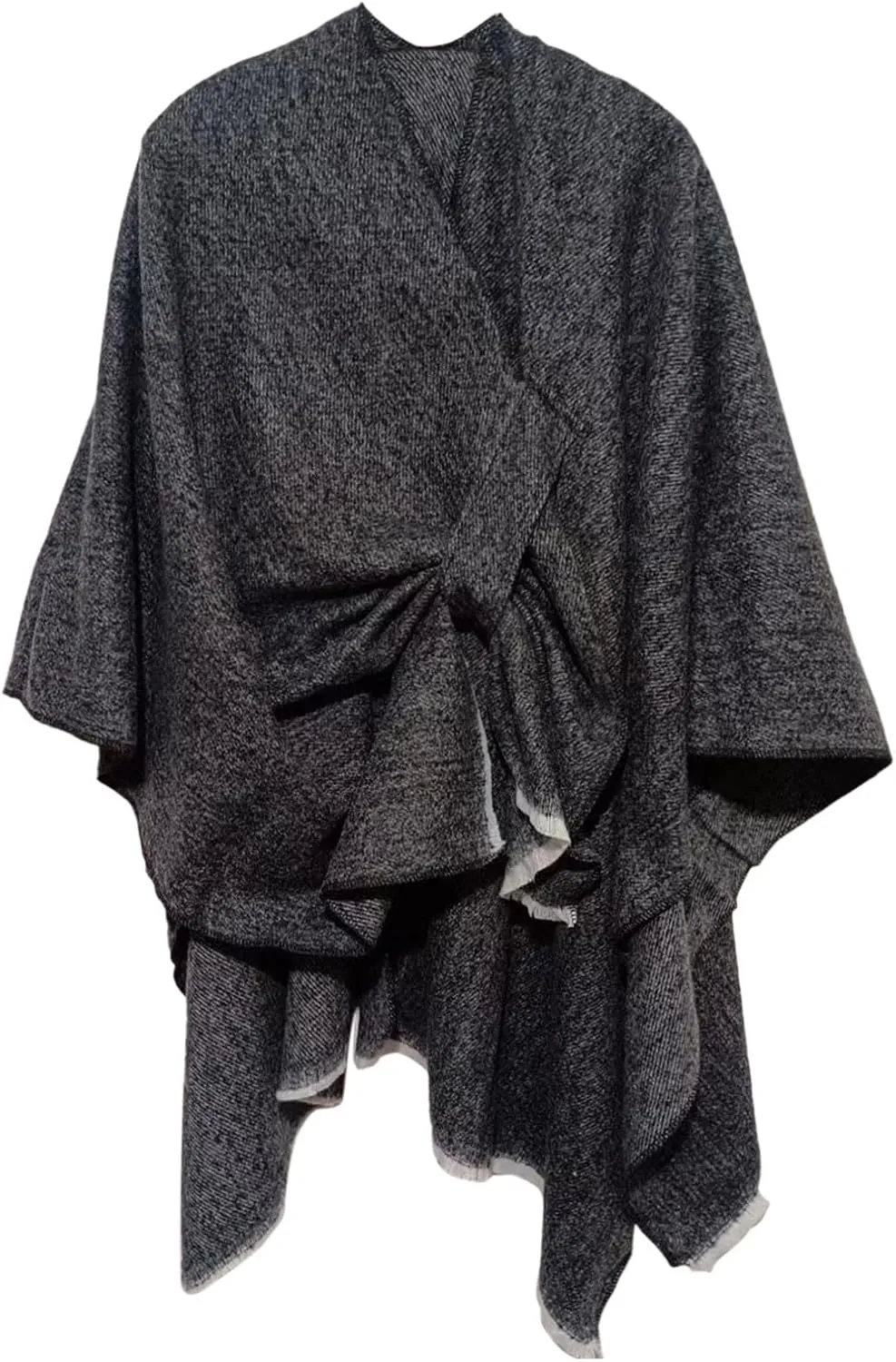 Women Pashmina Warm Poncho Knit Cape Sweater Cardigan Coat Scarves Oversized Pullover Scarf Blanket Gifts for Winter