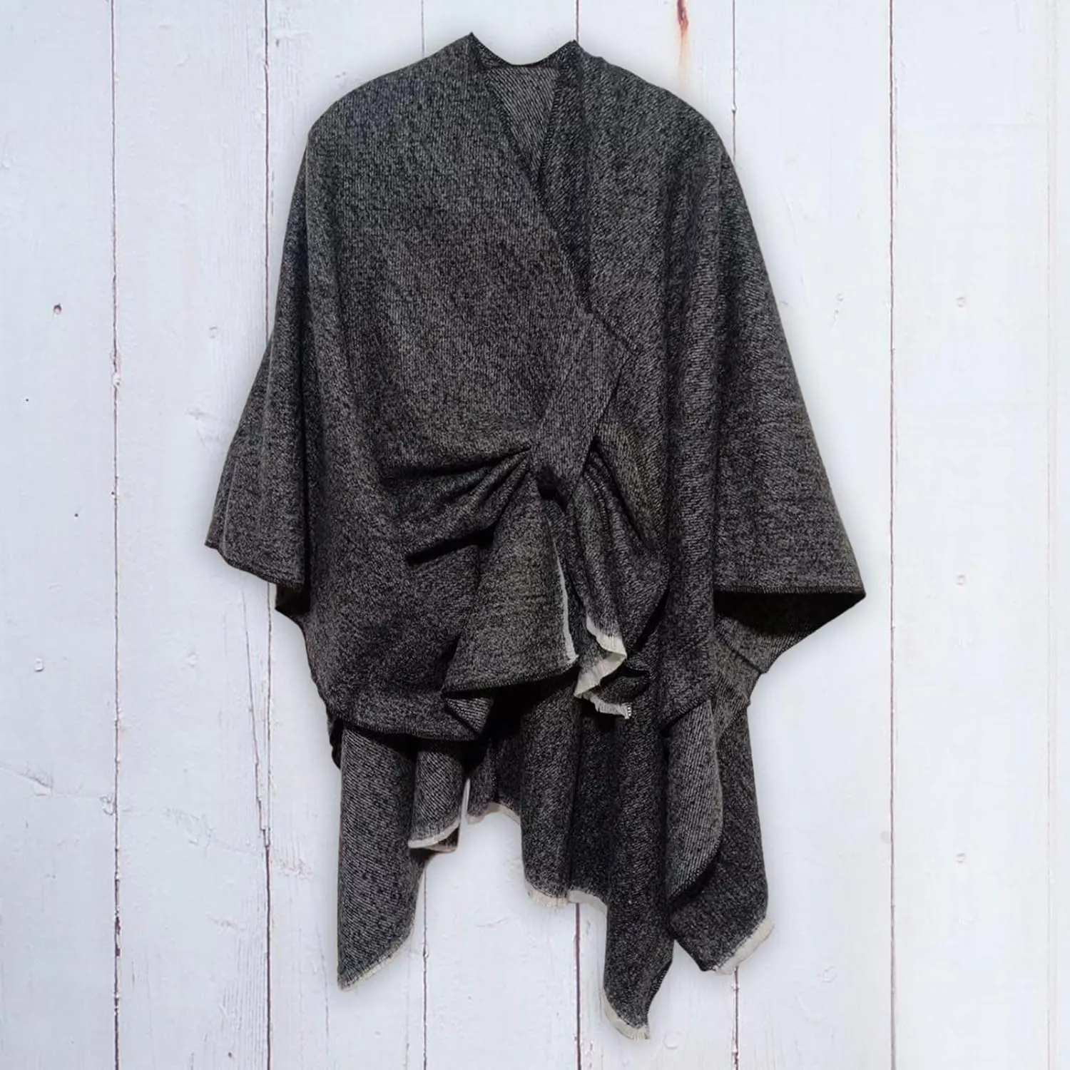 Women Pashmina Warm Poncho Knit Cape Sweater Cardigan Coat Scarves Oversized Pullover Scarf Blanket Gifts for Winter