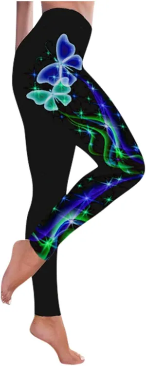 Women Yoga Pants Sport Pants Casual Women Plus Fashion Size Waist Yoga Pants Funny Graphic Stretchy Pants Women