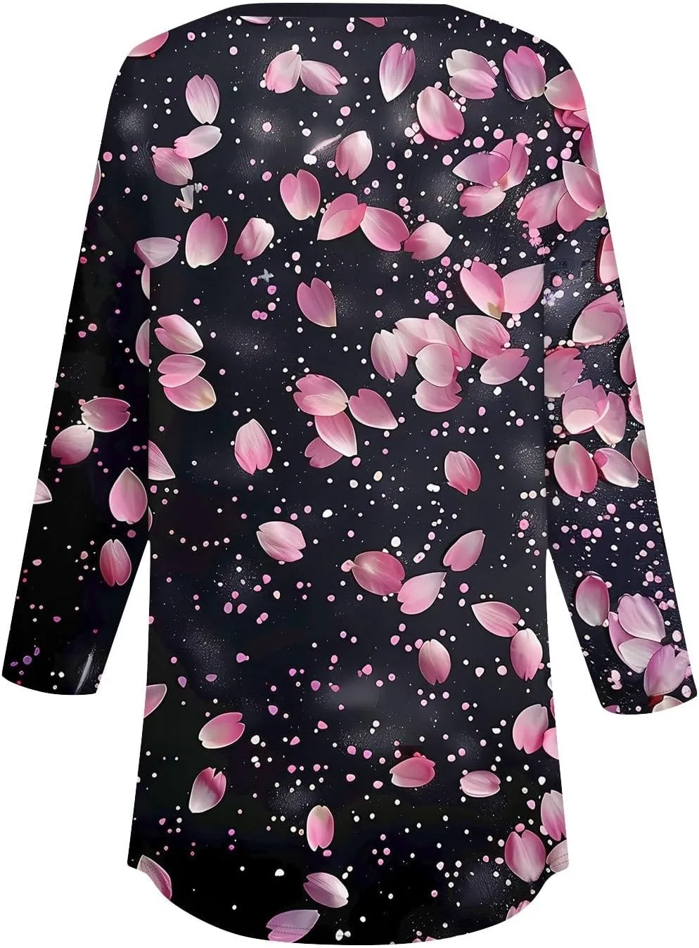 Womens 3/4 Sleeve T Shirts Comfort,Womens Summer Tops Vacation Womens Tops Summer 3/4 Sleeve Casual Floral Print Tunics