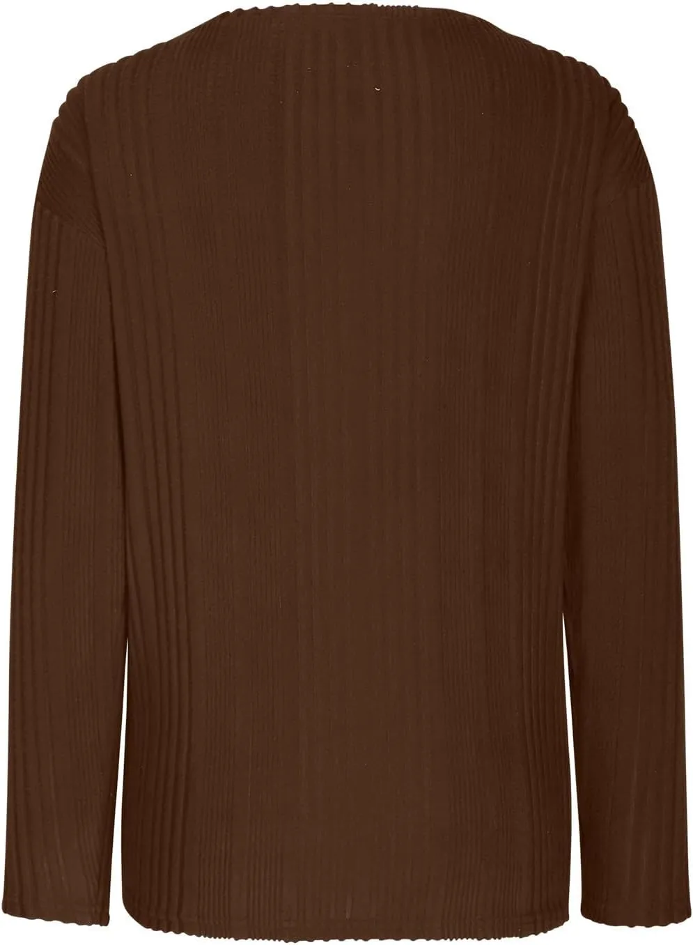 Womens Fall Winter Tops 2024 Soft Long Sleeve Casual Blouses Crewneck Knit Pullover Sweater Tops