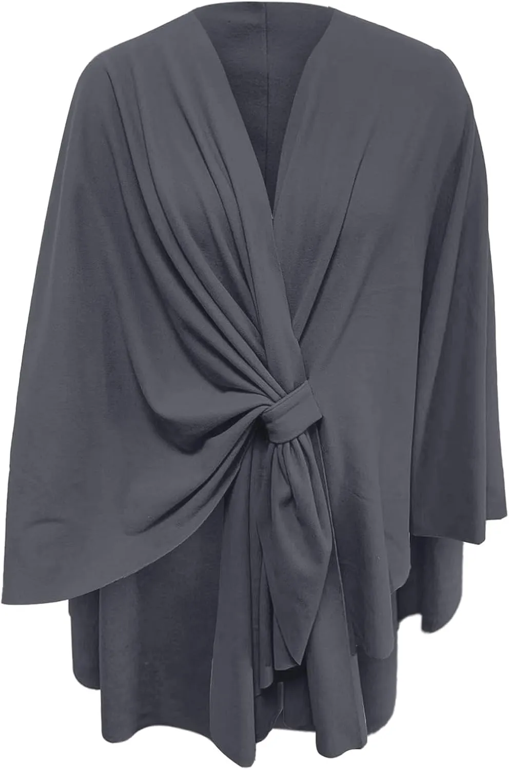 Women's Knitted Ponchos and Capes Front Ponchos for Fall Winter Stylish Cloak Shawl Wrap Elegant for Wedding