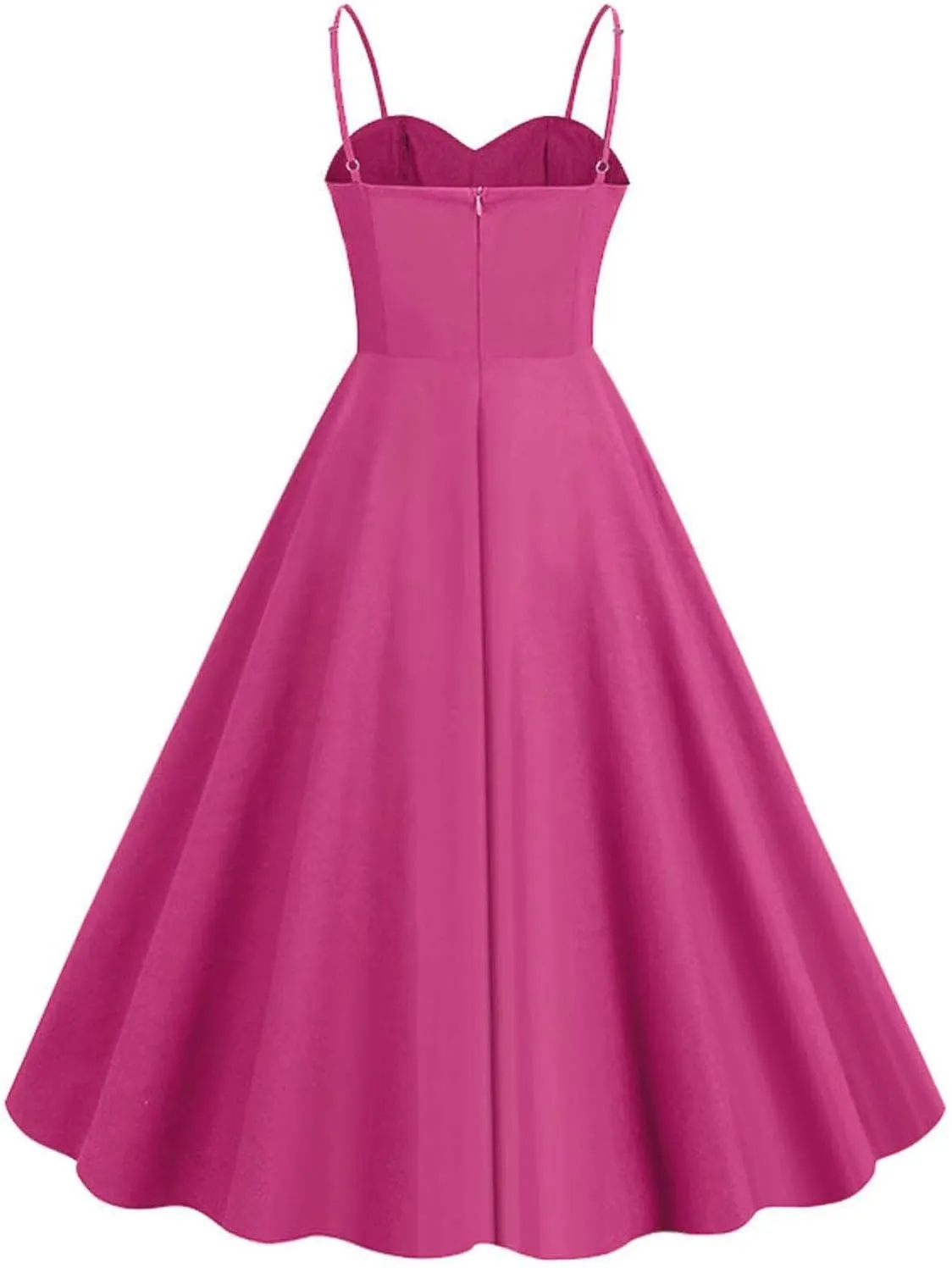 Womens Polka Dot Cocktail Party Swing Dress Audrey Hepburn Style Patchwork Summer Sundress Homecoming Dresses
