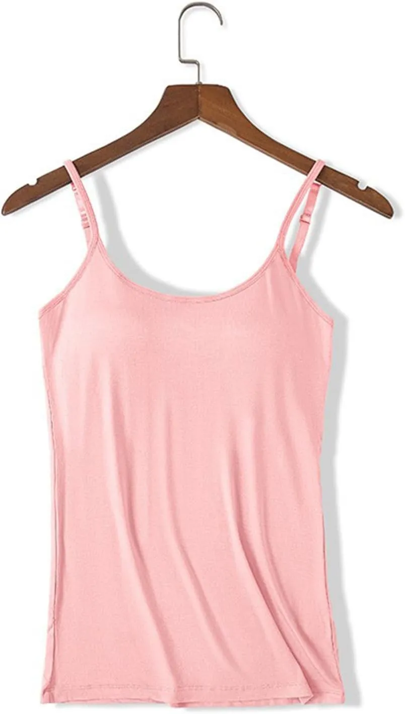 Women's Solid Color Elastic Inner Layer With Thin Chest Pad Can Be Worn On The Outside As A Base Shirt With A