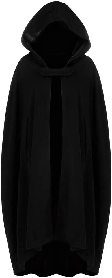 Women's Trendy Trench Coats Open Front Cardigan Jacket Coat Gothic Cape Cloak Plus Size Halloween Costumes for Women