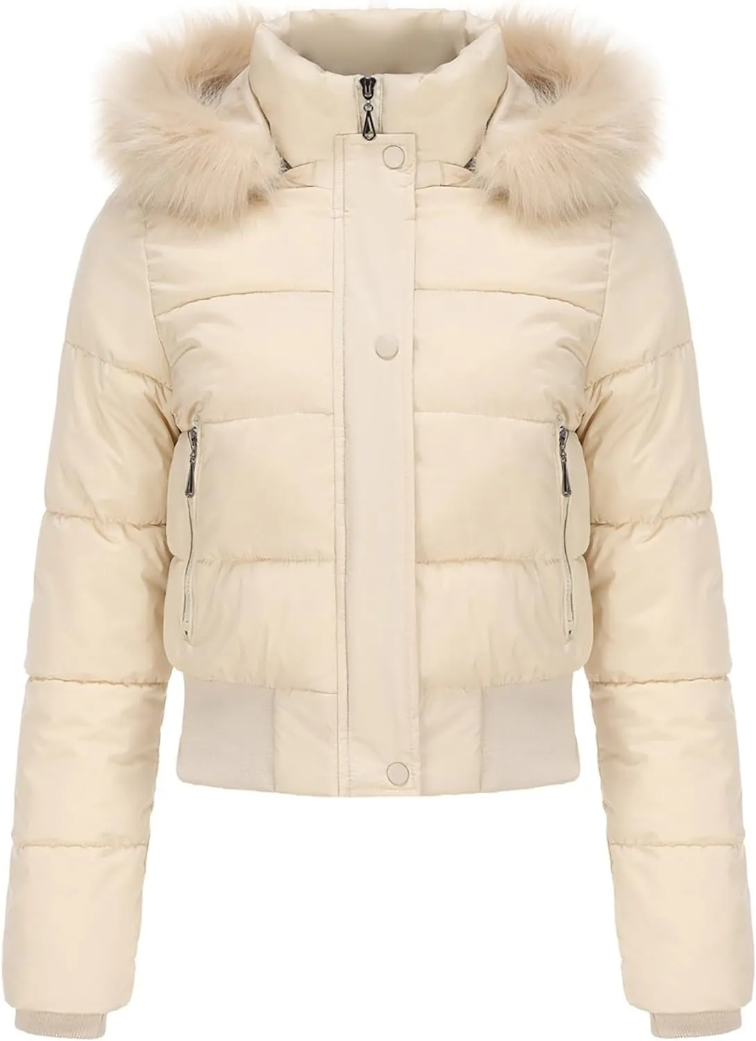 Womens Winter Jacket Overcoat Slim Casual Thicker Fashion Women'S Coat Puffer Jacket Coats with Pockets Down Coats