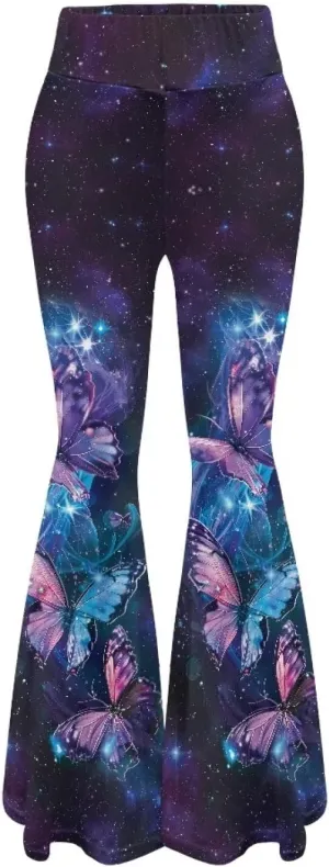 YEXIATODO Flared Yoga Pants for Women Girls Bootleg Yoga Pants Bell Bottom Pants Soft Flared Leggings Hippie Pants Tights