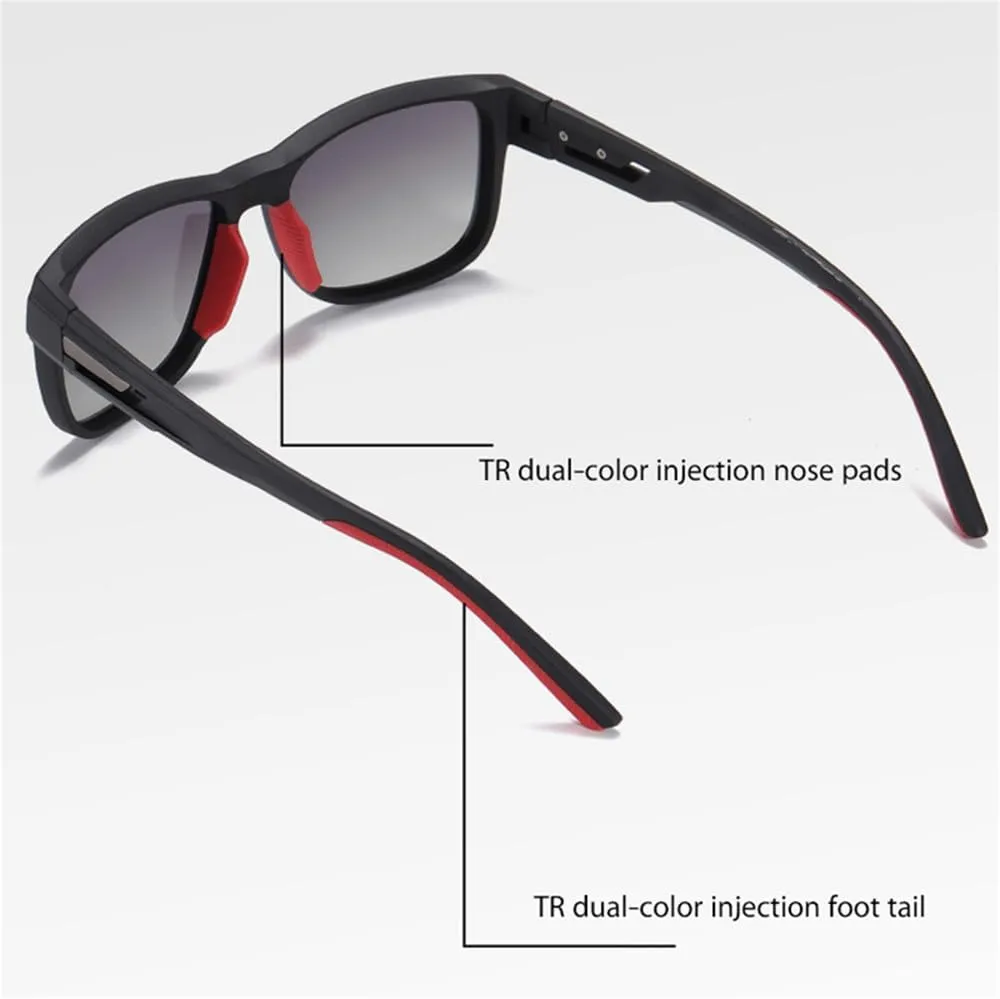 ZIUTNSAV-Frame Sunglasses Uv400 Polarized Sun Glasses For Men Outdoor Accessories Male